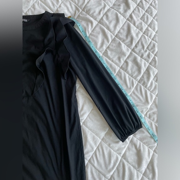 Express Ruffle Mini Sleeved Dress - Picture 3 of 7